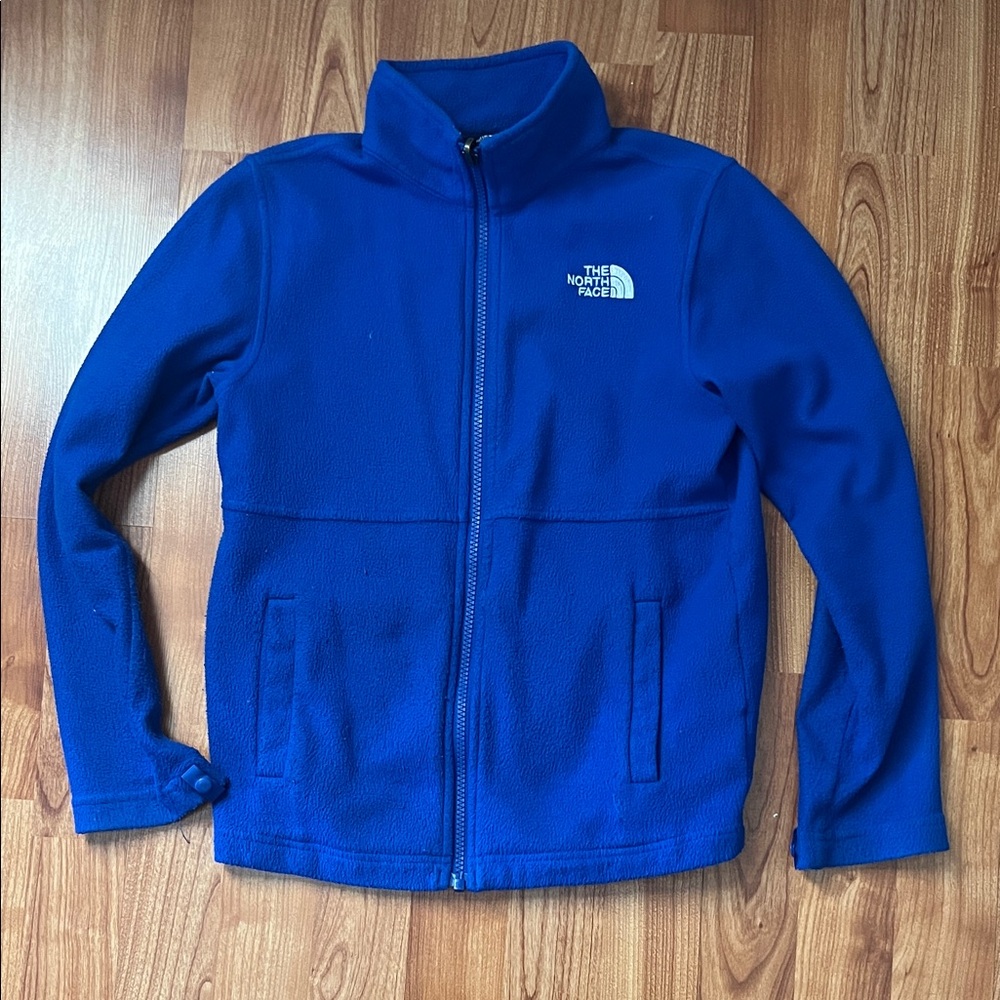 The North Face | M | Kids | Royal Blue Full-Zip Jacket |
